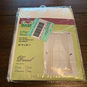 5 Piece Window Curtain Set